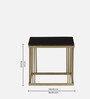 Cavos Metal Nest Of Tables In Gold Colour