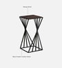 Cavos Metal Side Table In Black Finish