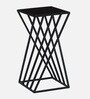 Cavos Metal Side Table In Black Finish