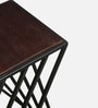 Cavos Metal Side Table In Black Finish