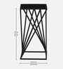 Cavos Metal Side Table In Black Finish