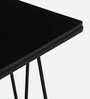 Cavos Metal Square End Table In Black Colour