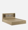 Cavour King Size Bed in Santana Oak Finish with Hydraulic Storage