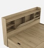 Cavour King Size Bed in Santana Oak Finish with Hydraulic Storage