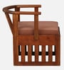 Cayenne Acacia Wood Slipper Chairs with Cushion In Natural Finish