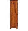 Andorra Solid Wood Varnished Crockery Cabinet in Honey Oak finish