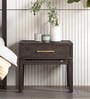 Cayman Bed Side Table In Grey Finish