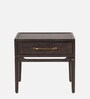 Cayman Bed Side Table In Grey Finish
