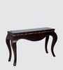 Cazalu Solid Wood Console Table in Brown Finish