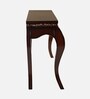 Cazalu Solid Wood Console Table In Brown Finish