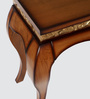 Cazalu Solid Wood Console Table in Teak Finish
