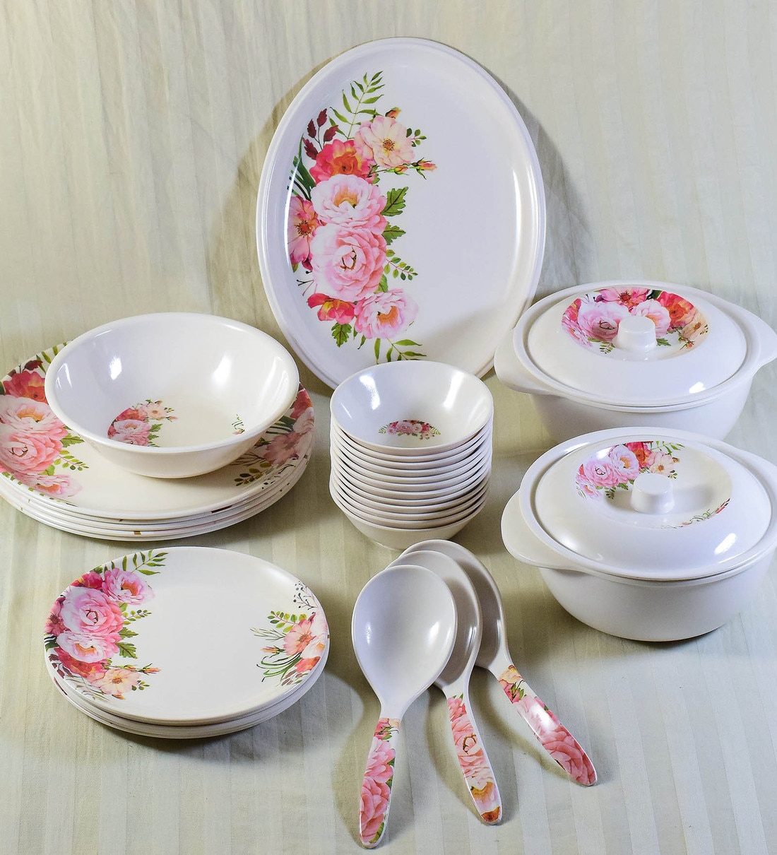 Buy CDI 33 Piece Melamine Dinner Set Online Melamine Dinner Sets
