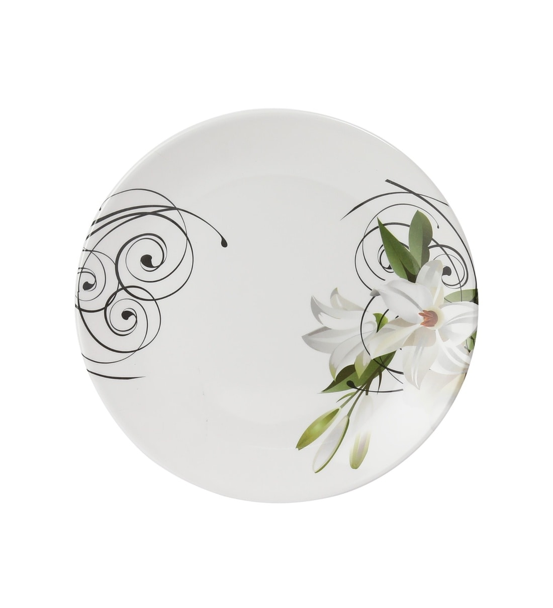 Buy Green Olives Print Melamine Dinner Set 33 Pieces By Cdi Online