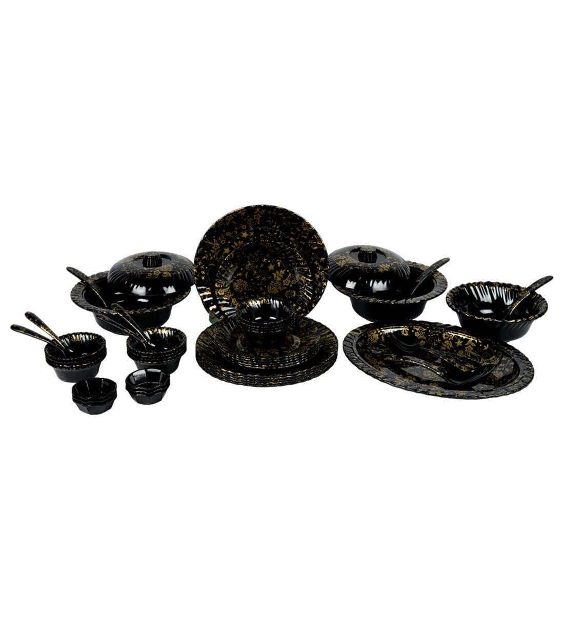 Addox Glass Addox Dinner Set Addox Platter Sets Radhe Crockery