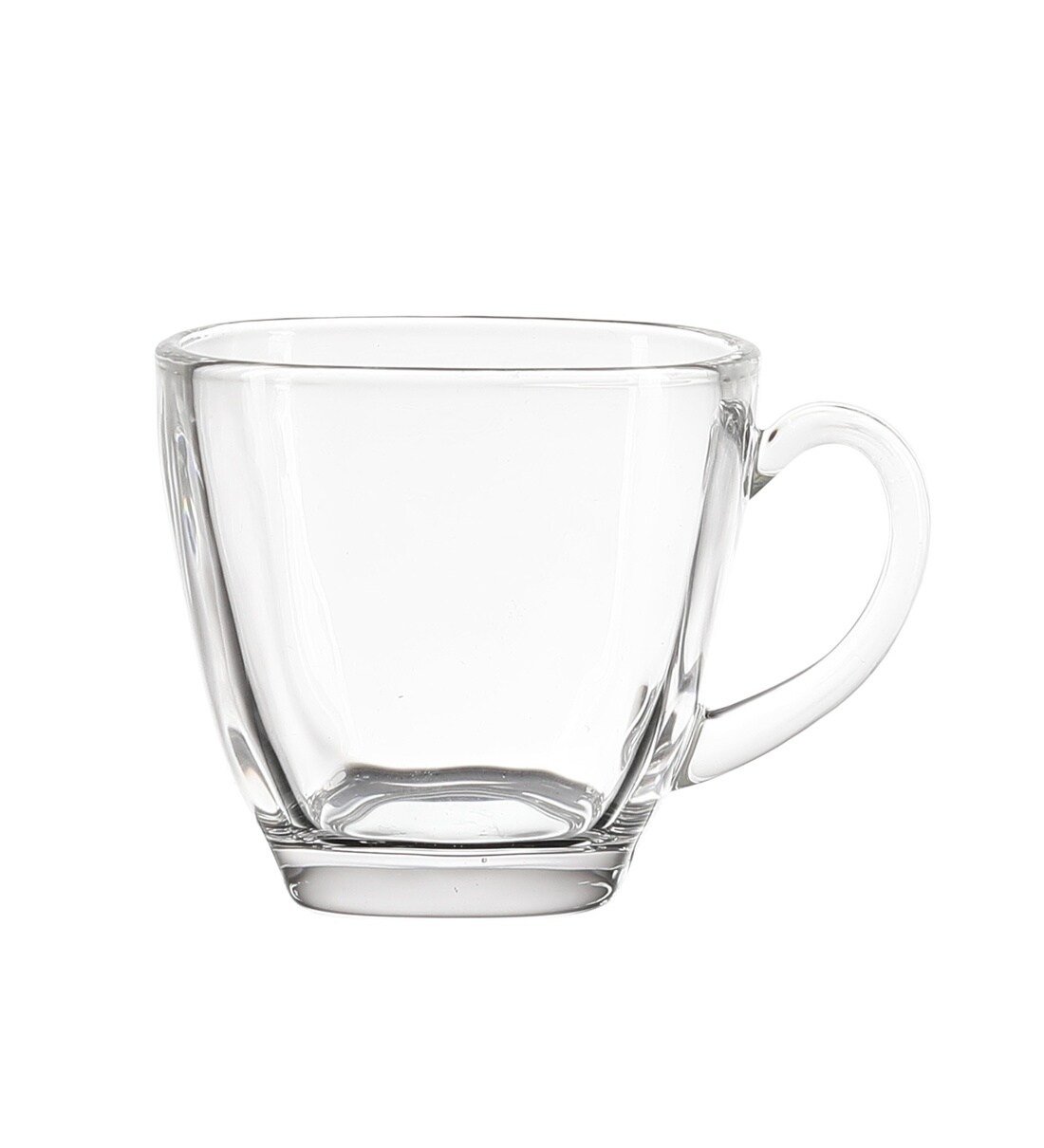 Buy 180 ML Glass Square Cups Set of 6 by Cdi Online - Cups & Saucers ...