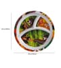 Multicolor Mogli Printed Melamine (Set of 4) Kids Plates