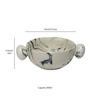 White 300 ML Ceramic  Italian Designed 2 Pcs Soup Bowls
