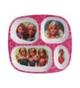 Pink Barbie Printed Melamine(Set of 4) Kids Plates