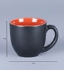 Lazuli 180ml Black Ceramic (Set of 6) Tea Cups