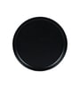 (Set Of 6) Black Collar Melamine Quarter Plates