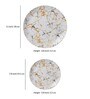 Multicolour Melamine Line Printed 41 Pcs Dinner Set