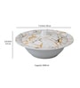 Multicolour Melamine Line Printed 41 Pcs Dinner Set