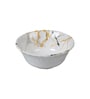 Multicolour Melamine Line Printed 41 Pcs Dinner Set