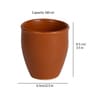 Brown Conical Shaped (Set of 6) Tea Kullar