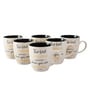 200 ML Ceramic Coffee Mugs Set of 6