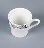 Dual Tone 150ml White Bone China (Set of 6) Tea Cups