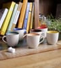 Novel 200ml White Stoneware (Set of 6) Tea Cups