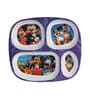 Blue Micky Mouse Printed Melamine (Set of 4) Kids Plates