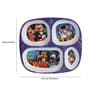 Blue Micky Mouse Printed Melamine (Set of 4) Kids Plates