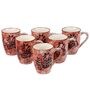 250 ML Orange Ceramic (Set of 7) Mugs