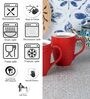 250 ML Red Ceramic (Set of 7) Mugs