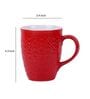 250 ML Red Ceramic (Set of 7) Mugs