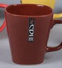 Square 200ml Multicolour (Set of 6) Stoneware Tea Cups