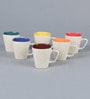 Classic 200ml White Ceramic (Set of 6) Tea Cups