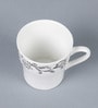 Floyd 150ml White & Black Bone China (Set of 6) Tea Cup