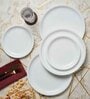 White  Acrylic Melamine 12 Pcs Dinner Set