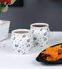 150 ML White Ceramic 6 Pcs Kullar With Tray