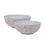 White 900ml Melamine (Set Of 2) Serving Bowls