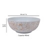 White 900ml Melamine (Set Of 2) Serving Bowls