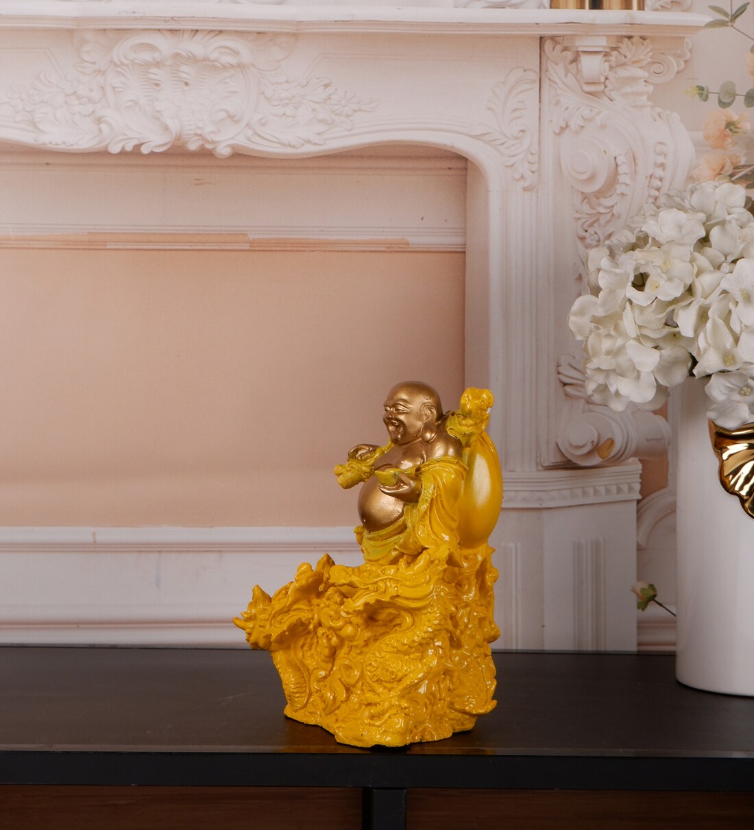 Buy Celine Premium Yellow Polyresin Idol at 63% OFF by The White Ink Decor  | Pepperfry