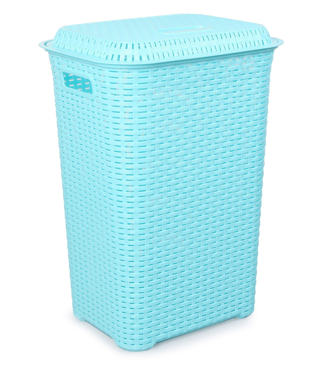 Buy Cello Eliza Plastic 50 L Light Blue Laundry Basket at 22% OFF by ...