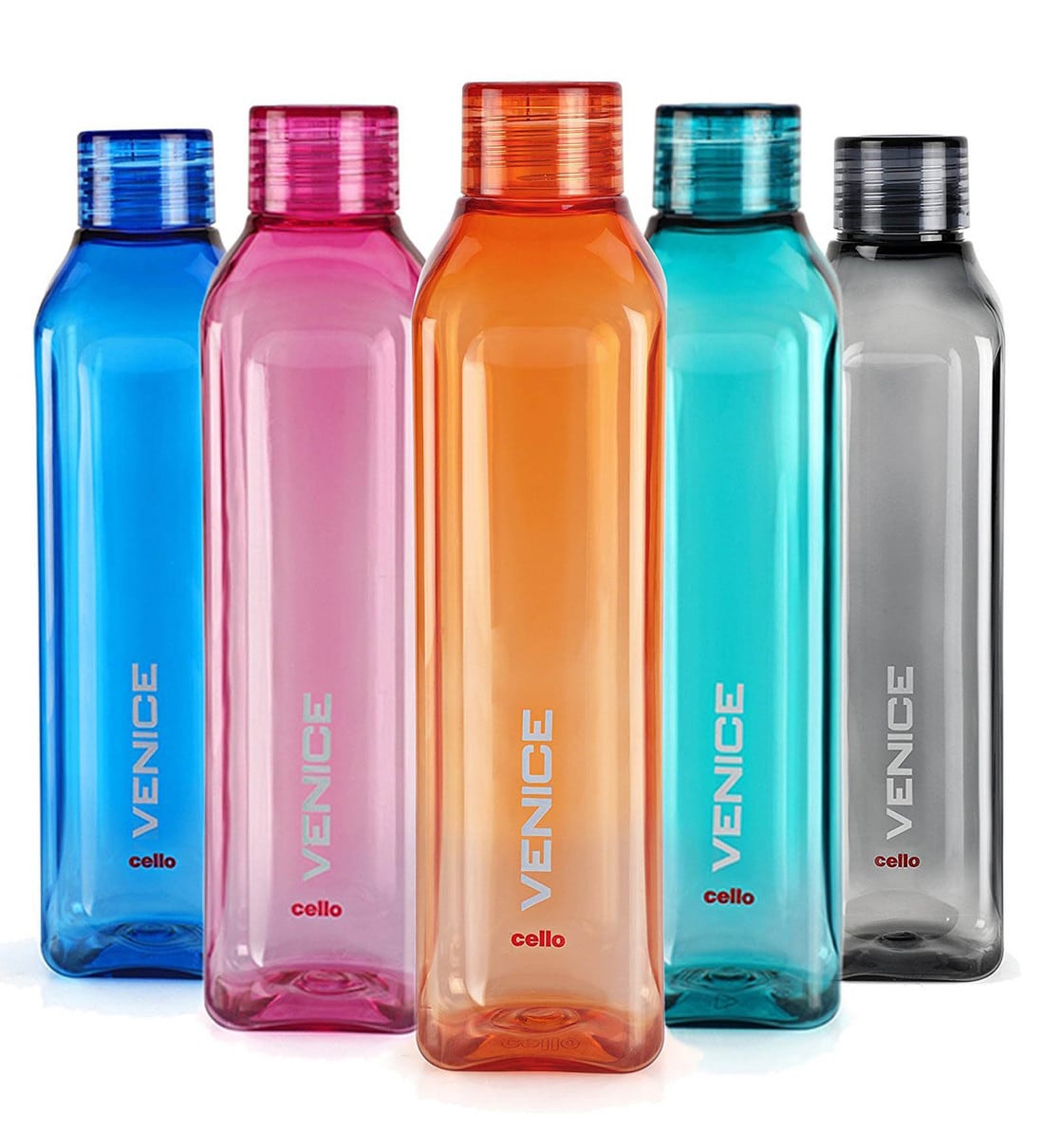 Buy Cello Venice Bottle, 1000 ML, PACK OF 5 Online Plastic Bottles