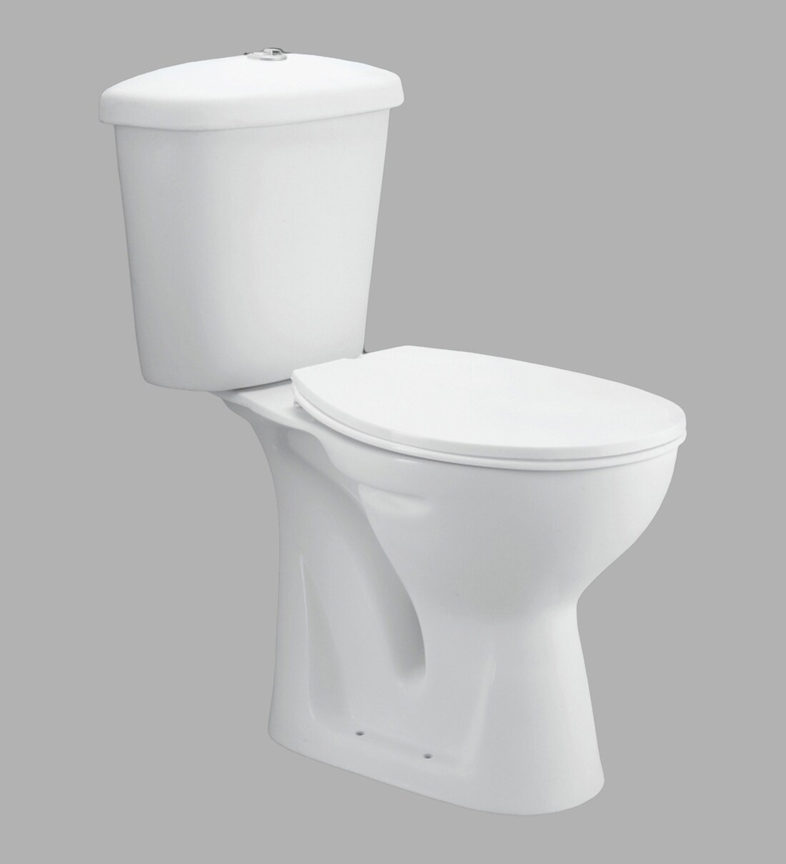 Buy Ceramic White Floor Mounted Commode (H 30.8W 26D 16.2 Inches) by