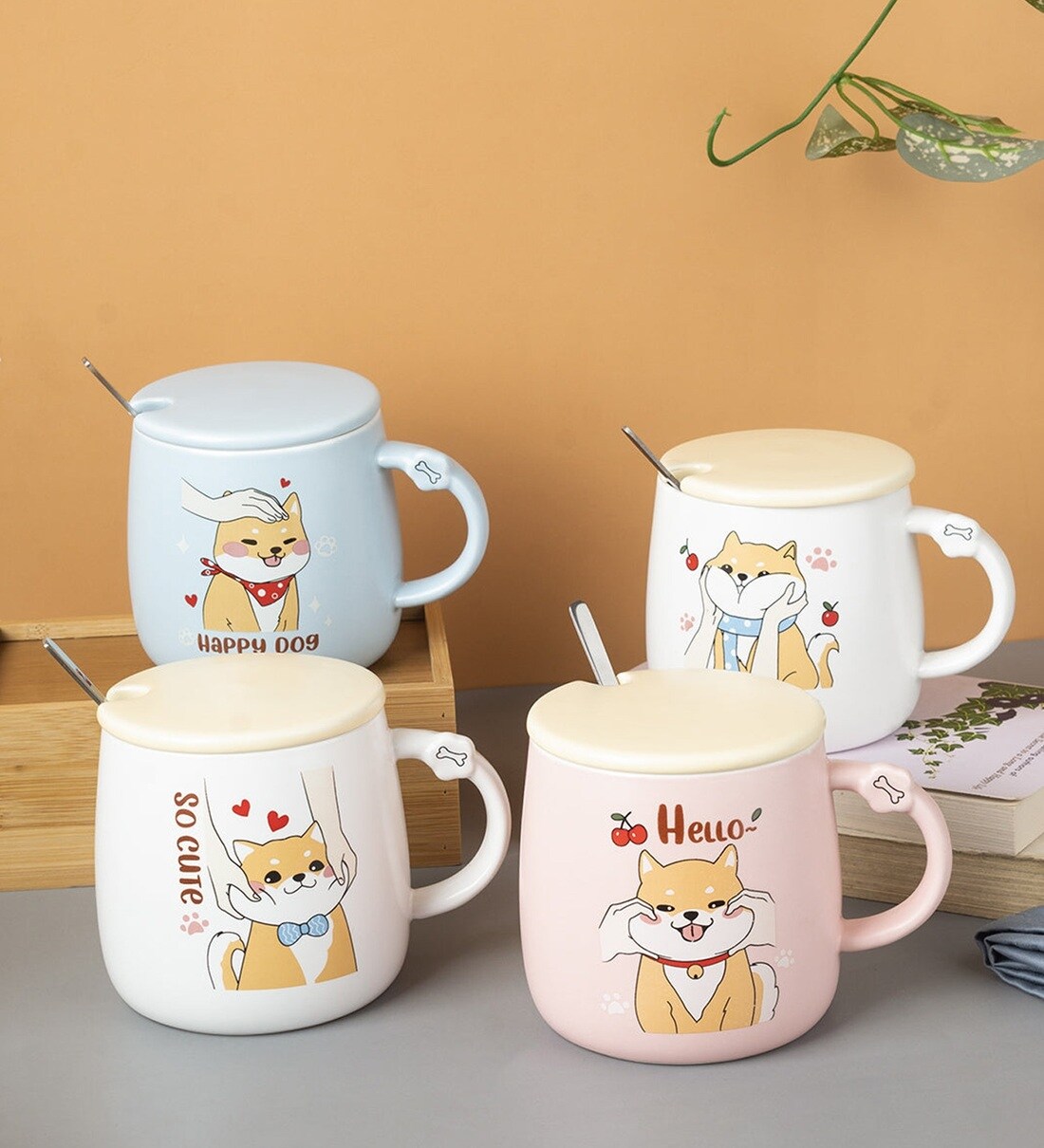 Buy Ceramic Coffee Mug With Lid 420 Ml By Market 99 Online Coffee Mugs Coffee Mugs Kitchen 