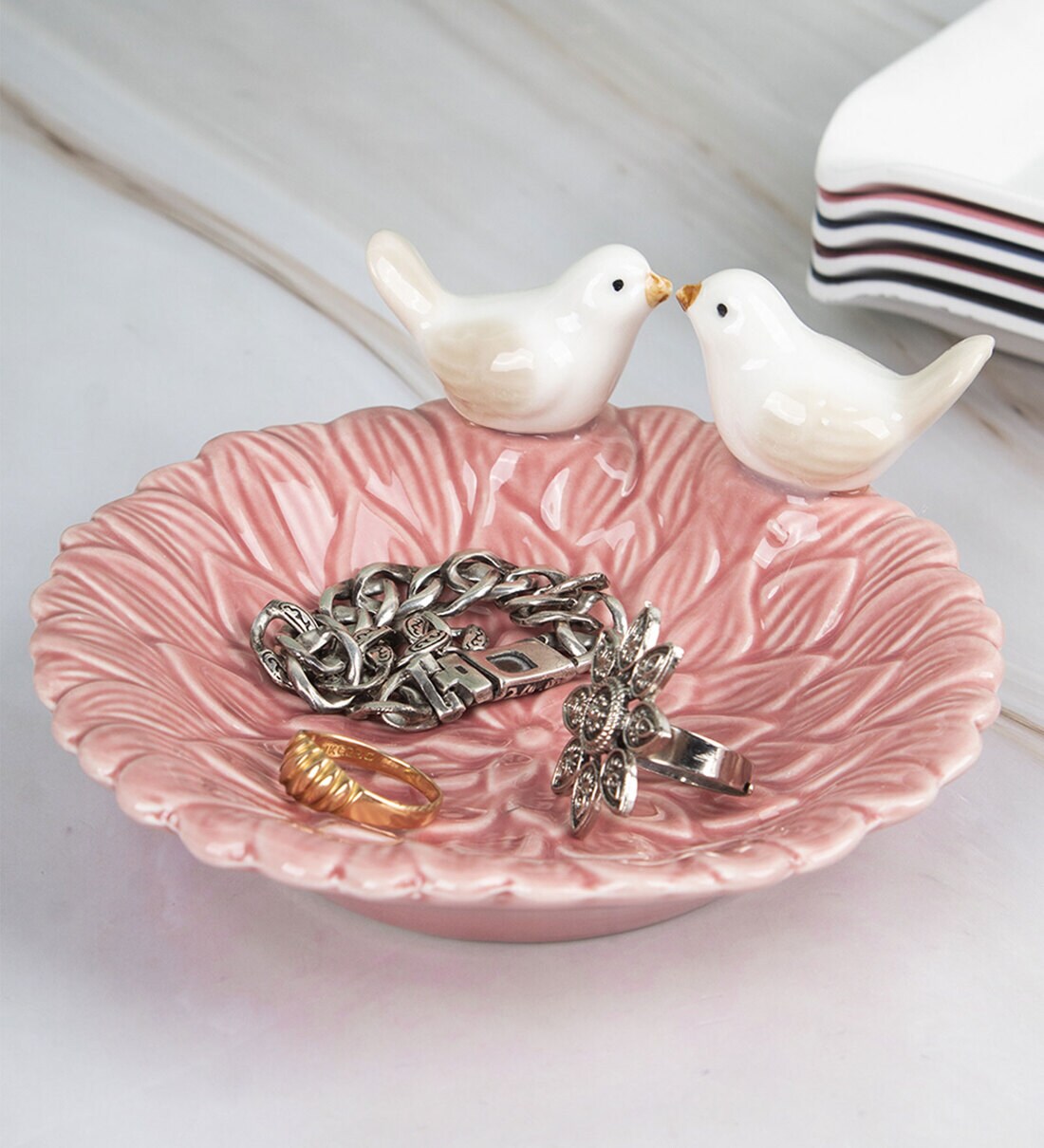 Buy Ceramic Jewellery Holder By Market 99 Online Desk Organizers