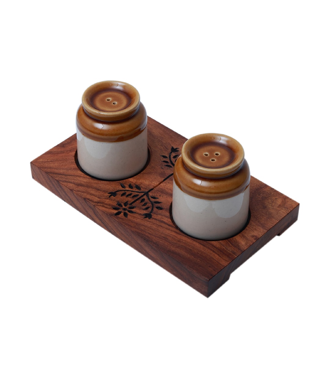 置物 Supreme Ceramic Salt and Pepper Shaker Buy Ceramic Salt & Pepper Shaker with tray at 51% OFF by Unravel